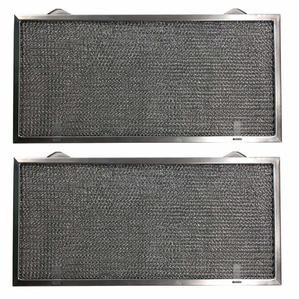 Range Filter for GE WB13X5001- 8-3/4 x 18-1/8 x 3/8 2PTLS 2TSLS - 2-Pk, Duraflow Filtration, Mfr#: A61029 - 2 Pack